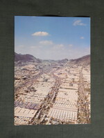 Képeslap,Közel-Kelet,Szaúd-Arábia,Mecca,Mekka,Minā,Mina sátorváros látkép,részlet, 1990-