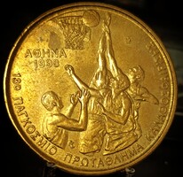Görögország 100 drachma, 1998 XIII. Kosárlabda Világbajnokság, Athén 1998 C04C1