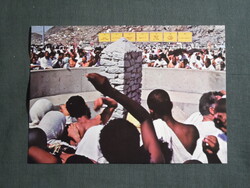 Képeslap,Közel-Kelet,Szaúd-Arábia,Mecca,Mekka,Minā,Mina,Zarándokok Minában, 1990-