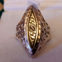 Orosz 875 - os sterling ezüst gyűrű . Zománcz északi elfeketedése .