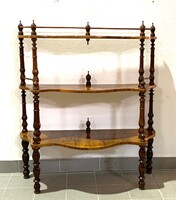 Antik Ónémet patinás etazsér, három polcos RZ