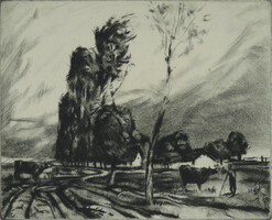 Boross Géza : Alföldi tanya