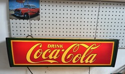 Retro Coca-Cola függesztett lámpa – igazi ritkaság!