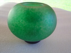 Kosta Boda-Ulrica Hydman-Vallien design  üveg gyertyatartó/ mécsestartó művészi munka