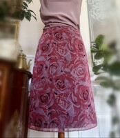 Chaloc 38-as rózsás muszlin szoknya