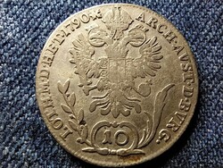 Ausztria II. József (1780-1790) .500 ezüst 10 Krajcár 1790 B
