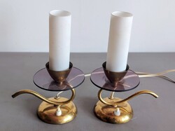 Hollywood Regency Table or Wall Lamp Pair NEGOTIABLE