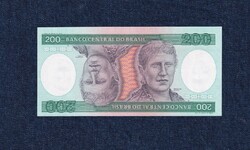 Brazília Brazil Szövetségi Köztársaság (1967-0) 200 Cruzeiro bankjegy 1984