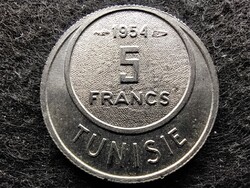 Tunézia VIII. Muhammad al-Amín (1956-1957) 5 Frank 1954