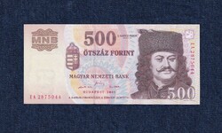 Harmadik Magyar Köztársaság (1989-napjainkig) 500 Forint bankjegy 2001