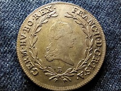 Ausztria II. Ferenc .583 ezüst 20 Krajcár 1802 B