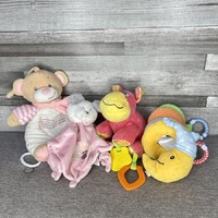 Lányos csörgő, zenélő baba csomag