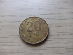 20 Lei   1991   ( 3 )   Románia