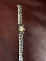 Gyönyörű markazit köves ezüst óra