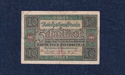 Németország Weimari Köztársaság (1919-1933) 10 Márka bankjegy 1920