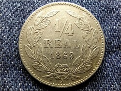 Honduras 1/4 real 1869 A