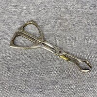 Ezüstözött vintage csipesz