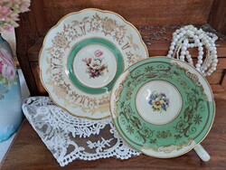 Königl. Pr. Tettau Német Porcelán Teáscsésze