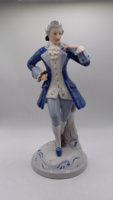 Royal dux barokk porcelán figura
