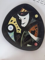 Német harlekin falikerámia