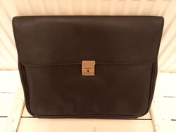 Valódi bőr Leonhard Heyden laptop táska_irattáska