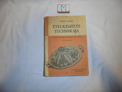 Venesz József: Ételkészítés technikája 1964 - A vendéglátóipari tanulóiskolák számára