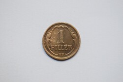 1 Fillér , 1934 , Budapest , Magyar Királyság , réz