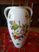 Herendi gyümölcs mintás váza