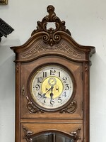 Grandiózus, antik Bécsi barokk stílusú álló ingaóra