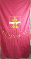 Nagyméretű Budapest zászló