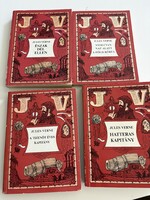 Jules Verne könyvcsomag - 4 db könyvből álló könyvcsomag