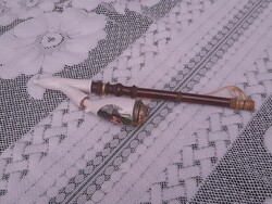 Meseszép antik vadász tajték pipa