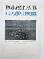 Hungarian olympic gazette. Magyar Olimpiai Szemle, első száma, 1954 - sporttörténeti ritkaság