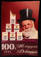 VILLAMOSPLAKÁT - DOHÁNYIPAR, CIGARETTA 1967.