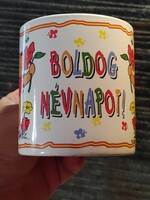 Boldog névnapot bögre Mici mackó  Winnie Pooh