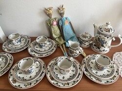 Csodás Villeroy & Boch Alt Amsterdam teás-, kávés készlet 6 főre