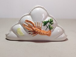 Bassano Italy Homár szalvétatartó ALKUDHATÓ jelzett 1970