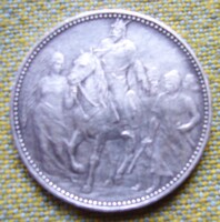 Ezüst Millenáriumi 1 Korona Ferenc József 1896 T1