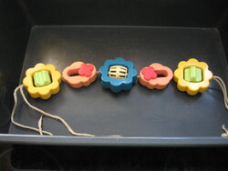 Retro babakocsi matatós csörgő lánc