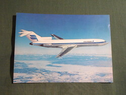 Képeslap,Izland,Icelandair légitársaság,Boeing 727-200 repülőgép,1990-