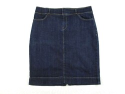 EREDETI HUGO BOSS (XL) ELEGÁNS NŐI SÖTÉTKÉK FARMER SZOKNYA