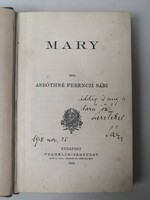 MARY írta ASBÓTHNÉ FERENCZI SÁRI - 1913 - DEDIKÁLT