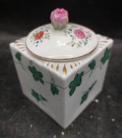 ÓHERENDI PORCELÁN TEATARTÓ, BÉCSIMINTÁS. 8 cm-es. 4001b