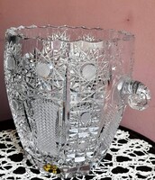 VITRIBNŐL: VARGA KRISTÁLY ritka!  jégtartó kehely