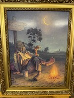 Szász Endre László Vallon Carpe diem című festménye