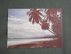 Képeslap,Közép Amerika,Costa Rica,Puerto Vargas kikötő látkép,részlet,1980-