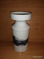 Wallendorf porcelán váza - Humboldt Egyetem Berlin - 16,5 cm magas (32/d)