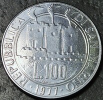 San Marino 100 Líra, 1977.
