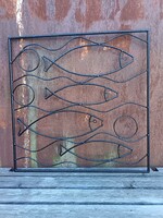 Balatoni sziluett, falidísz