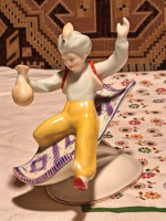HOLLÓHÁZI PORCELÁN ALADDIN VARÁZSSZŐNYEGEN (G28)